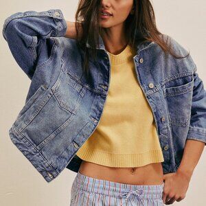 We The Free Opal Swing Denim Jacket- XS
